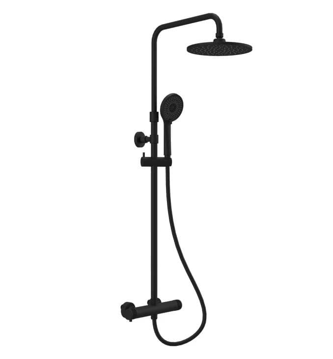 #C-01-500MB	 Termostatska baterija COPEN sa usponskim tušem mat crna