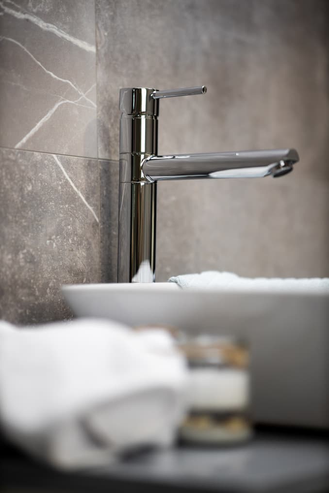 #6119 Baterija za lavabo MINOTTI TUBO visoka 6