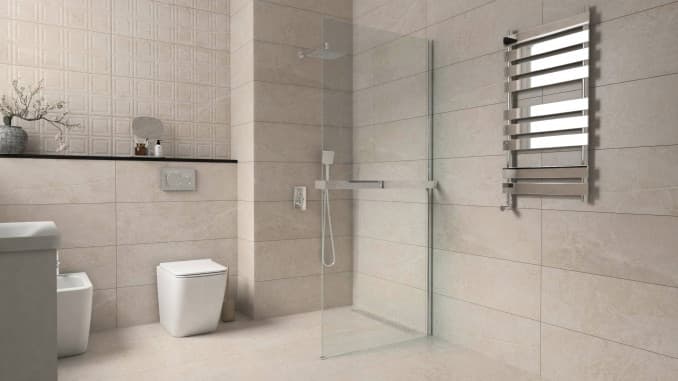 #C-02-WIS100 Walk-in COPEN MONTE SUPERIORE 1000x2000. 8mm staklo. polica i držač hrom 3