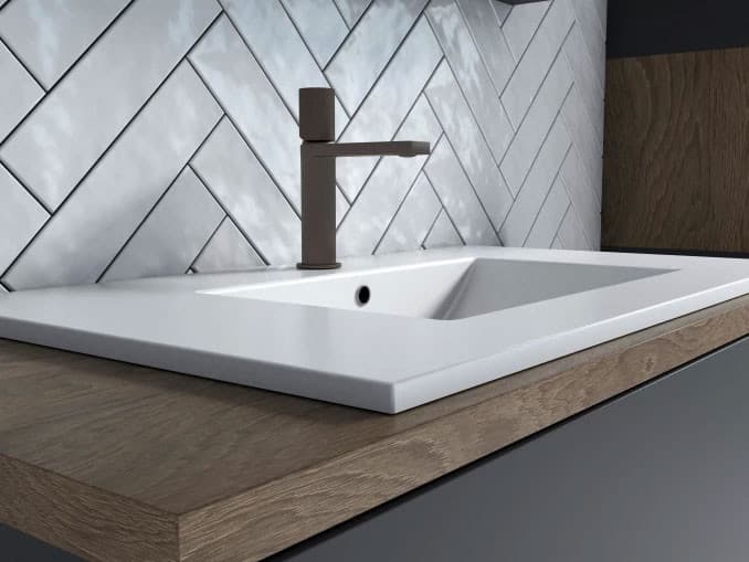 #C-01-102GM Baterija za lavabo COPEN NOOK GRIP ganmetal 3