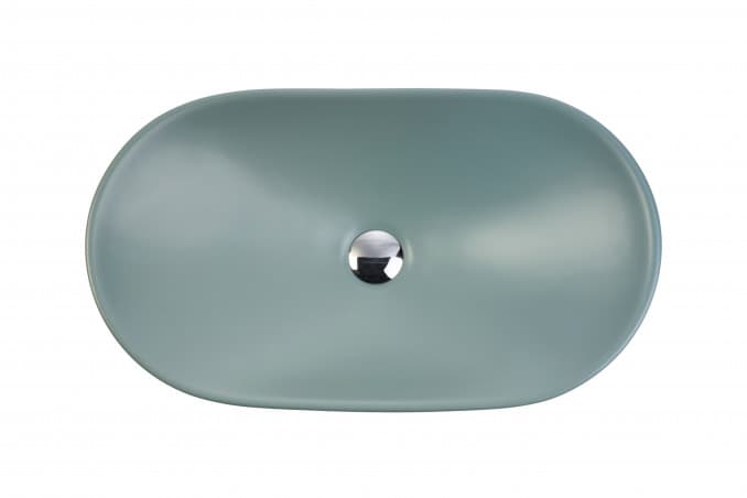 #7030SZ Lavabo nadgradni MINOTTI 625x370x155 mat svijetlo zeleni 2