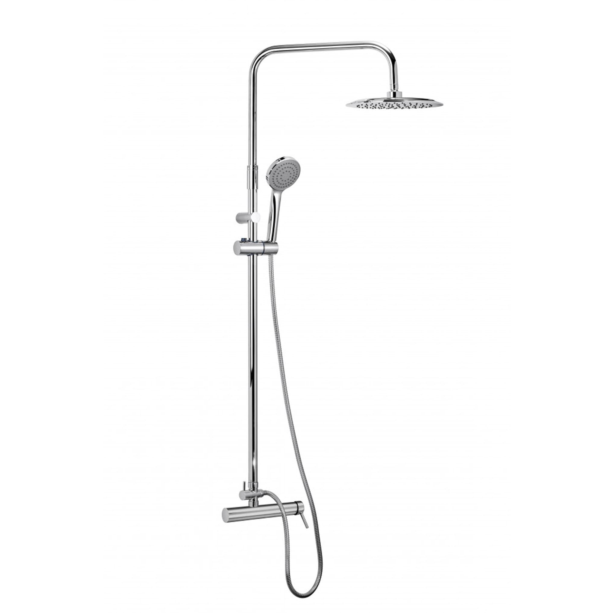 #MUT-075/6113NC Baterija za tuš kabinu MINOTTI TUBO sa komplet usponskim tušem štelujućim