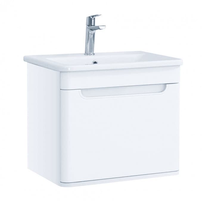 #WNG0600W.BS Ormarić LINEART WING 600 white sa lavaboom 1