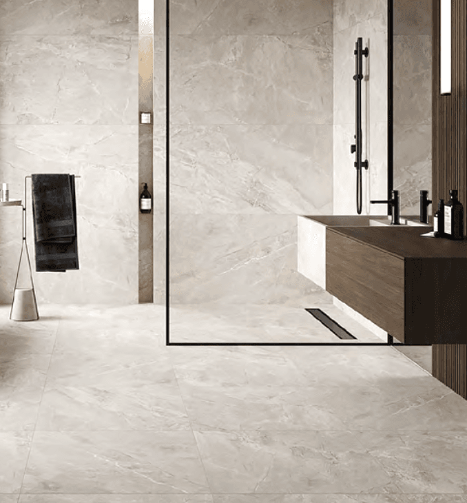 #CSN-141 PONTINO Light grey matt rett 60X60