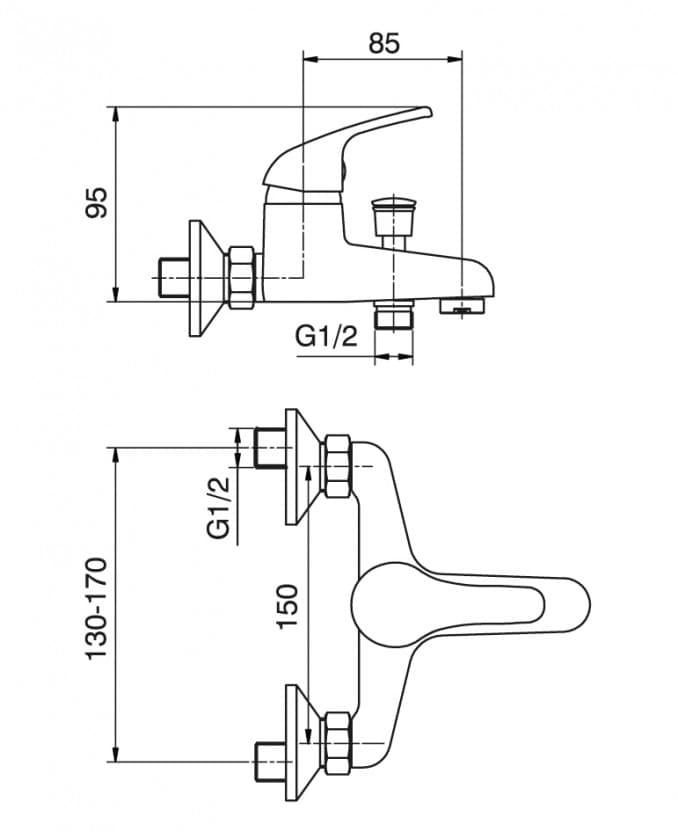 #3111 Baterija za kadu MINOTTI EKONOMIK 2