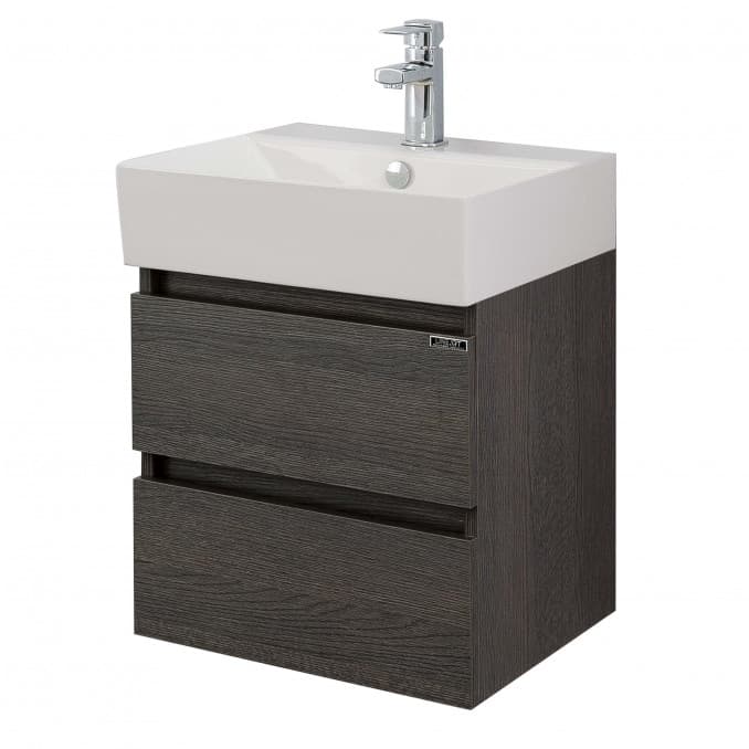 #PLA0500O.BS Ormarić LINEART PLAZA 500 oak sa lavaboom 1