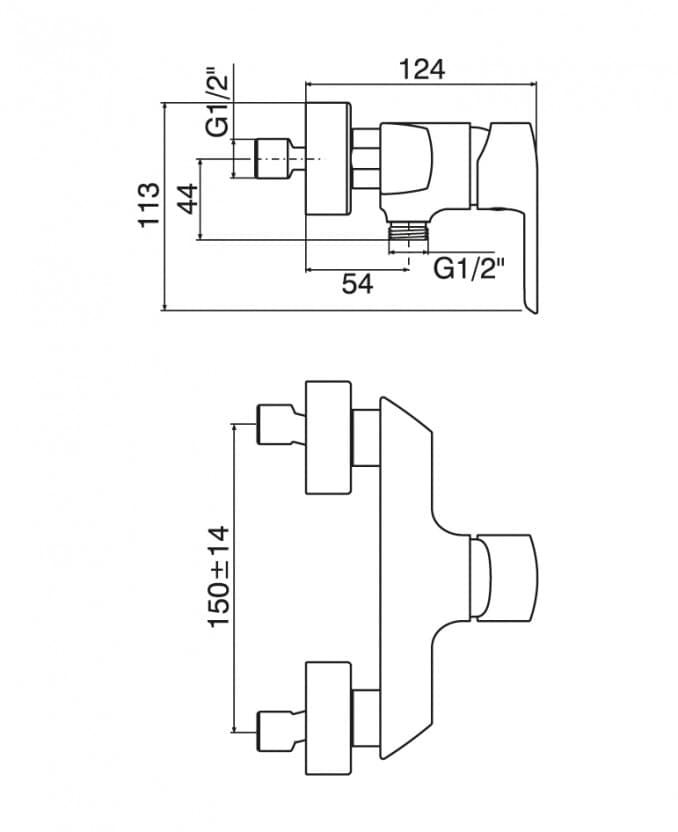 #4113 Baterija za tuš kabinu MINOTTI PRIMA 2