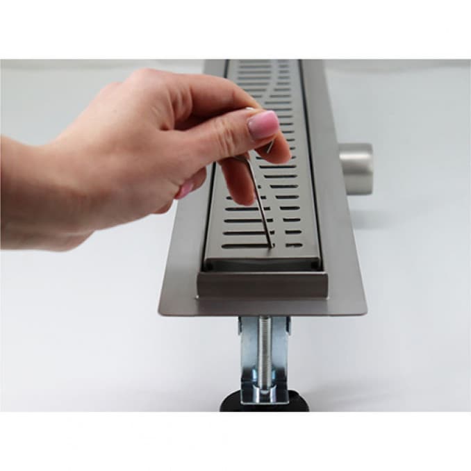 #PMW-600CR Tuš kanalica PROFIL M WAVE 600 brushed 2