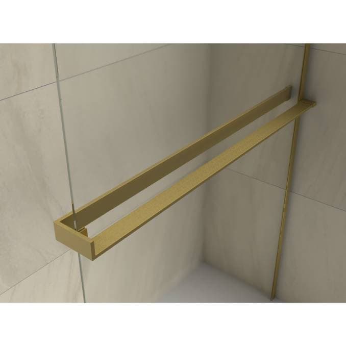 #C-02-WIS120BG Walk-in COPEN MONTE SUPERIORE 1200x2000. 8mm staklo. polica i držač brušeno zlat 2