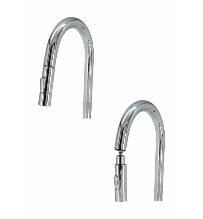 #C-01-201CR Jednoručna baterija za sudoperu COPEN SALT sa izvlačećim tušem 2F hrom 2