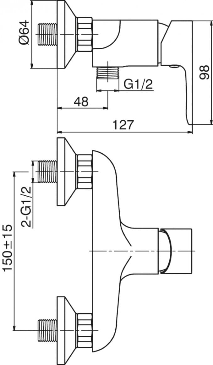 #5513 Baterija za tuš kabinu MINOTTI VIVA 2