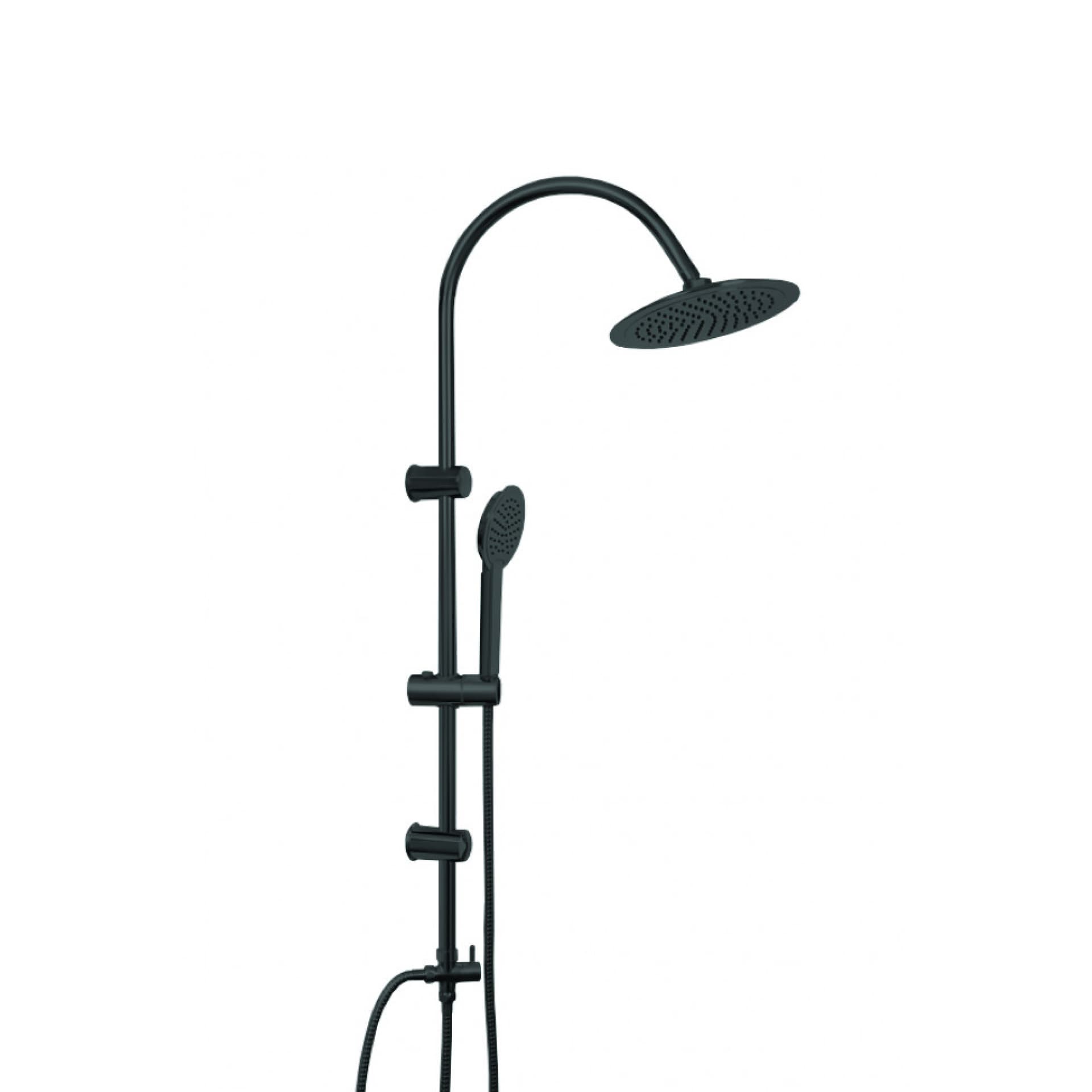 #MUT270 Usponski tuš MINOTTI DARK ELEGANCE okrugli komplet