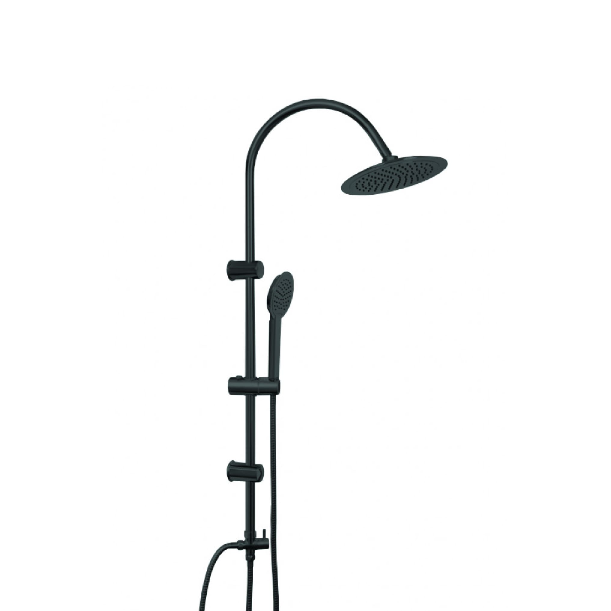 #MUT270 Usponski tuš MINOTTI DARK ELEGANCE okrugli komplet