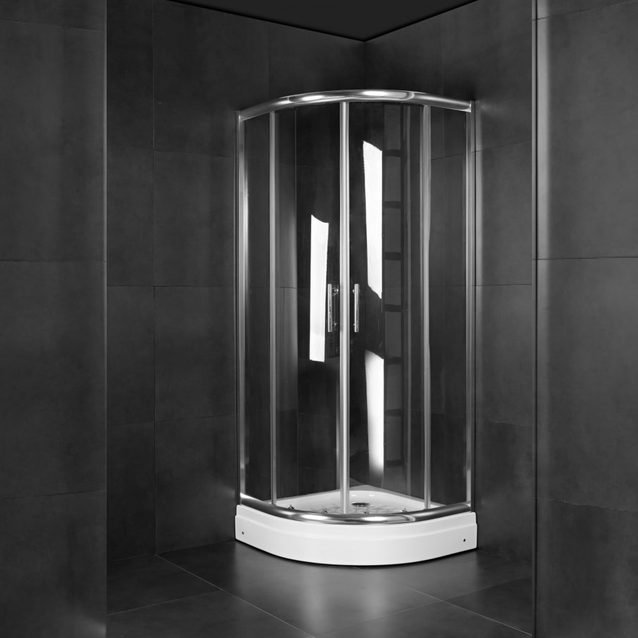 #JA 5292 Tuš kabina polukruzna 90x90cm 5mm čisto staklo