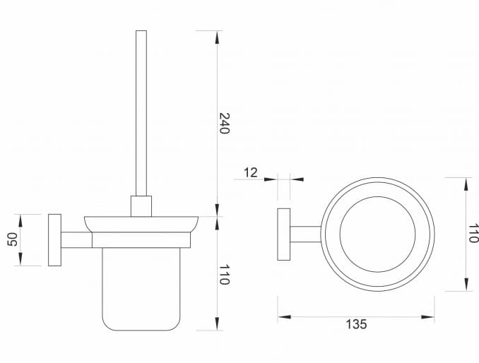 #50750 WC četka MINOTTI 2