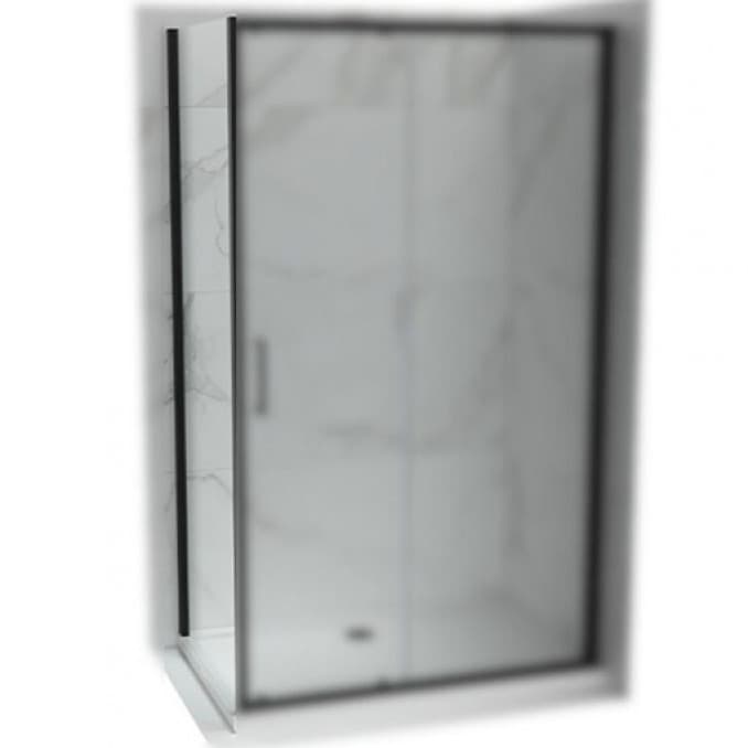 #C-02-B43070 Bočno staklo COPEN ATLAS PRO 700x1950 mat crno. staklo 6mm providno 1