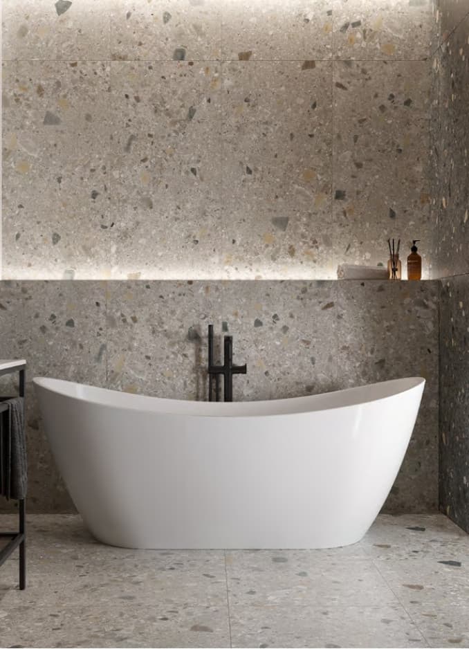 #CSN-101 GPT1005 Light grey matt rett 60x60