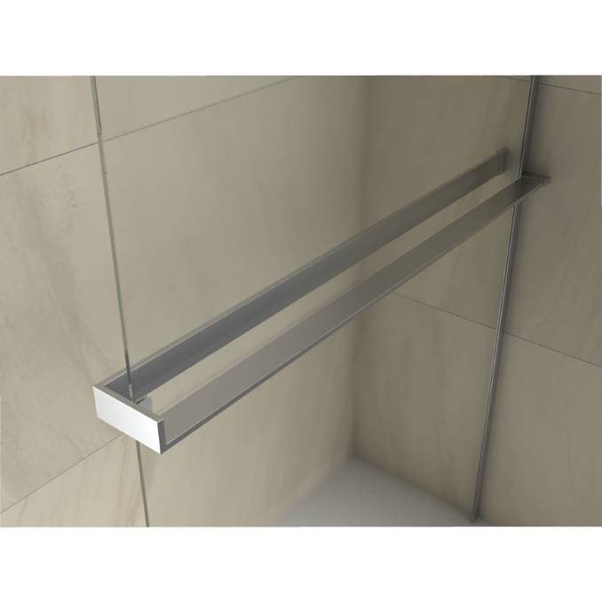 #C-02-WIS100 Walk-in COPEN MONTE SUPERIORE 1000x2000. 8mm staklo. polica i držač hrom 2