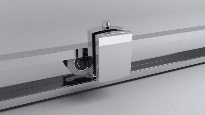 #C-02-4130 Stakleni paravan COPEN ATLAS 130x195cm staklo 6mm providno 4