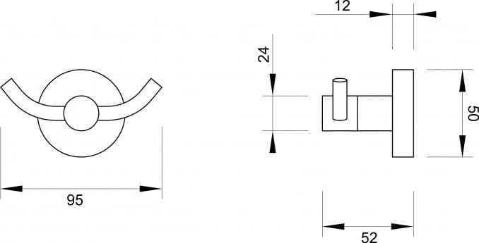 #50735B Držač bade mantila MINOTTI DARK ELEGANCE 2